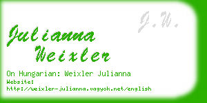 julianna weixler business card